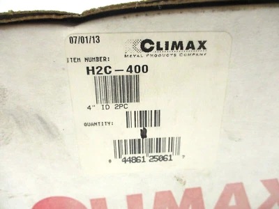 NEW CLIMAX H2C-400 SHAFT COLLAR CLUMP 4"INCH