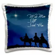 3dRose Wise men still seek Him Magi following the Christmas star 16x16 inch Pil