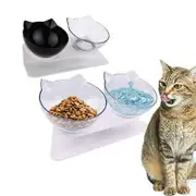 Pet Bowls Feeders Tilted Elevated Cat For Food Water Dishes Feeders & Fountains