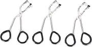 GANAZONO 3Sets Eyelash Curlers with Refill Silicone Pads Durable Eye Lash Curling Clips for Long Lasting Curled Lashes Stylish Portable Design for Everyday Use
