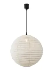 Tamarind 600mm Round Handcrafted Linen Shade Only in Ivory