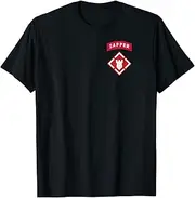 [keoStore] 20th Engineer Brigade Patch - Sapper Tab ds1878 T-Shirt Black