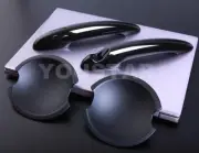US STOCK Combo Two Tones BLACK Door Handle Covers & Cups MINI Cooper R50 R53 R56 (for: Mini)