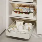 Pullout Slider Kitchen Storage Rack Stainless Steel Spice Rack Kitchen