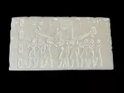 Wall Hanging Home Decor Featuring Funerary Scene in Ancient Egypt from Alabaster