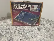 Vintage 1980 Sealed Pegchest And Blackboard Pressman Toy Corp.