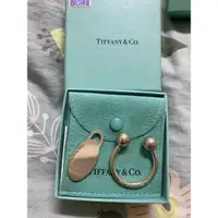 在飛比找蝦皮購物優惠-二手真品 TIFFANY & CO 絕版款 橢圓牌無刻鑰匙圈