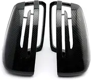 2pcs Replacement Carbon Fiber Pattern Rearview Side Mirror Cover Caps for Mercedes for Benz W176 W246 W204 W212 W221 C117 X204 X156 Auto Accessories