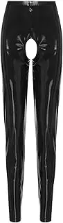 [GRRKDFQ] Women's Erotic Bustiers & Corsets High Waist Open Crotch Pants