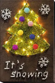 Abris Art Creative Kit/String Art Christmas tree ABC-014
