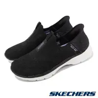 在飛比找PChome24h購物優惠-Skechers 休閒鞋 Go Walk 6 女鞋 黑 機能