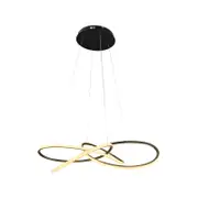 Delessi Meteora Intertwined Infinity Large 1002mm Pendant Light Tri-color