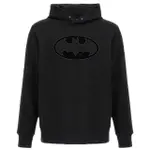 【MONCLER】秋冬新款 男款 BATMAN LOGO 長袖帽T-黑色(S號、M號、L號、XL號)