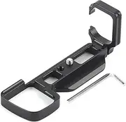 Camera L-Plate Hand Grip, Vertical L Bracket Mount Quick Release Plate, Alloy Hand Grip for Sony A6000 Mirrorless Camera