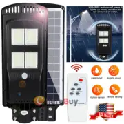 Solar Wall Lights Pathway Motion Sensor 150W LED Bulb Outdoor Lamp Waterproof