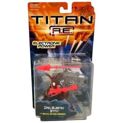 Titan A.E. Deluxe Drej Blastin' Stith Action Figure 2000 Hasbro New Sealed