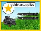 2 x MURRAY ride on mower blades 38" cut - round hole - Made in U.S.A.