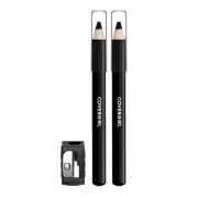 CoverGirl Easy Breezy Brow, Fill+Define Pencils #500 Black -.06 oz. - NEW IN PKG