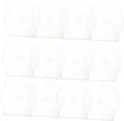 BESPORTBLE 20pcs Cd Case Disk Storage Case Single Disc Storage Transparent Disc Holder DVD Holder Plastic Transparent