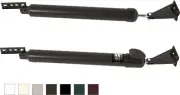 Touch 'n Hold Smooth Dual Door Closer System (Bronze) – Heavy-Duty - Bronze
