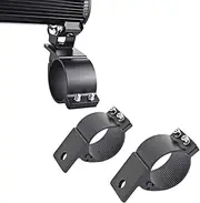 Tube clamp 3Inch LED Light Bar mounting Bracket Bull Nudge bar mounts clamp kit Adjustable for Off Road SUV ATV Truck Motorcycle Boat 2PCS …
