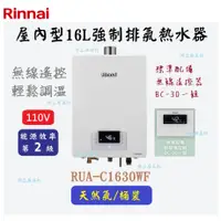 在飛比找蝦皮購物優惠-邦立廚具行 自取優惠 Rinnai林內 RUA-C1630 