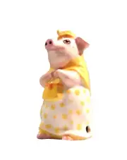 ++=PIG L*548 -86.1226Y Ceramic Wind / Willow Ms. Pig SHOPPING Pie Bird