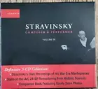 Igor Stravinsky - Composer & Performer Volume III 3 CD Set + Book Andante New