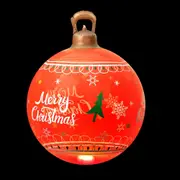 Christmas Inflatable Ball Led 60cm Decoration Giant Bauble Red
