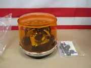 443112-02 100 REVOLVING AMBER DOME LIGHT 12 VDC FEDERAL SIGNAL NEW