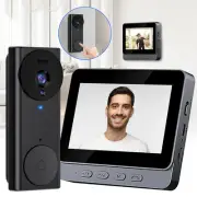 Wireless Video Doorbell Camera Night Vision Intercom USB Bluetooth Doorbell Cam