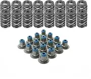 Lskioer Beehive Valve Springs Kit, 560" Lift Bee Hive Valve Spring Combinations with Hat Seals For 1997+ Chevy Gen III IV LS Engines (4.8L, 5.3L, 5.7L, 6.0L, 6.2L & 7.0L), Set of 16