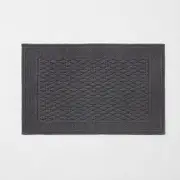 Sheridan Cliffcrest Bath Mat - in Charcoal Cotton
