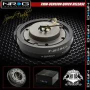 UNIVERSAL NRG STEERING WHEEL 6-HOLE THIN QUICK RELEASE ADAPTOR KIT CARBON FIBER