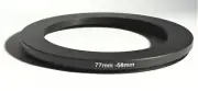 One Brand New 77mm to 58mm 77-58mm Metal Step-down Stepping Ring Filter Adapter