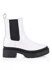 White Combat Boots | Shop White Chunky Boots | Siren Shoes