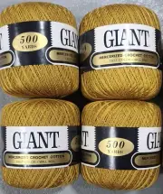 Giant Mercerized crotchet cotton thread 500yrds