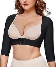 [MICOHPKLE] Women Arm Shaper Compression Sleeve Lipo Post Surgical Slimmer Faja Top Posture Corrector Shapewear Body Shaper