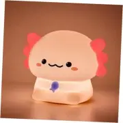 Cute Cartoon Nursery Night Lights, Animal Design Safe Silicone Soft LED Axolotl
