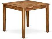 East West Furniture OXT-ANA-T Oxford Square Dining Table for Small Spaces, 36x36 Inch, Natural