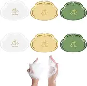 ChauLanBow 300 Sheets Soap Sheets for On The Go, Camping Gadgets 6 Boxes Portable Paper Soap, Holiday Must Haves Travel Soap Raw Soap Jasmine Small Soaps (White + Yellow + Green)