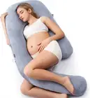 Almohada de embarazo para dormir, almohada de maternidad U Pro con ajuste