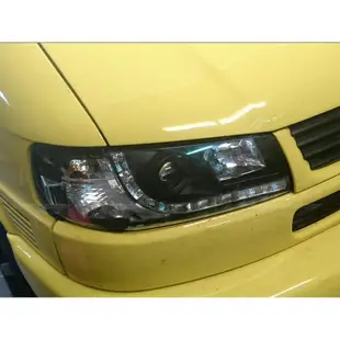 SONAR 福斯 VW T4 1997-2002 LED DRL 日行燈 單近 魚眼 大燈組