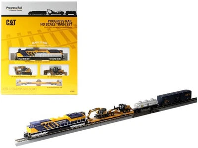Progress Rail 100th Anniversary Train Set 1/87 (HO) Diecast Models