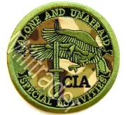 CIA Special Activities "Alone and Unafraid" Patch (Camo)