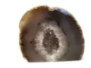 Natural Brazilian Agate Druzy Geode Crystal Gemstone Mineral Specimen ADG005