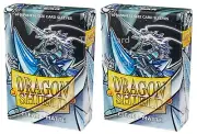 120 Dragon Shield Matte Japanese Small Deck Protector Sleeves Clear 59 x 86mm 2x