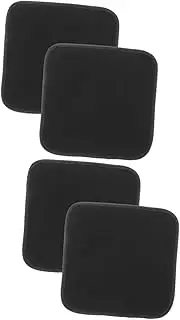 NULYLU 2sets Professional Bowling Ball Polishing Towel Cleaning Pad for Bowling Balls Microfiber Pad Compact Portable Bowl Supply 2pcs*2