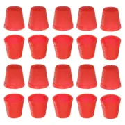 100pcs Sewing Thimble Plastic Sewing Thimble Finger Protector Red