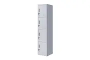 4-Door Vertical Locker for Office Gym Shed School Home Storage